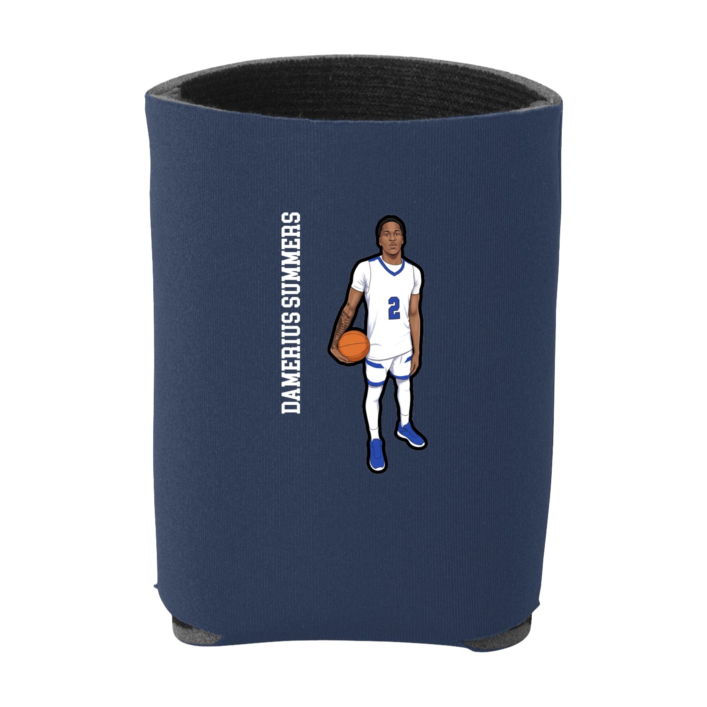 Can Holder — Name Vertical in Navy