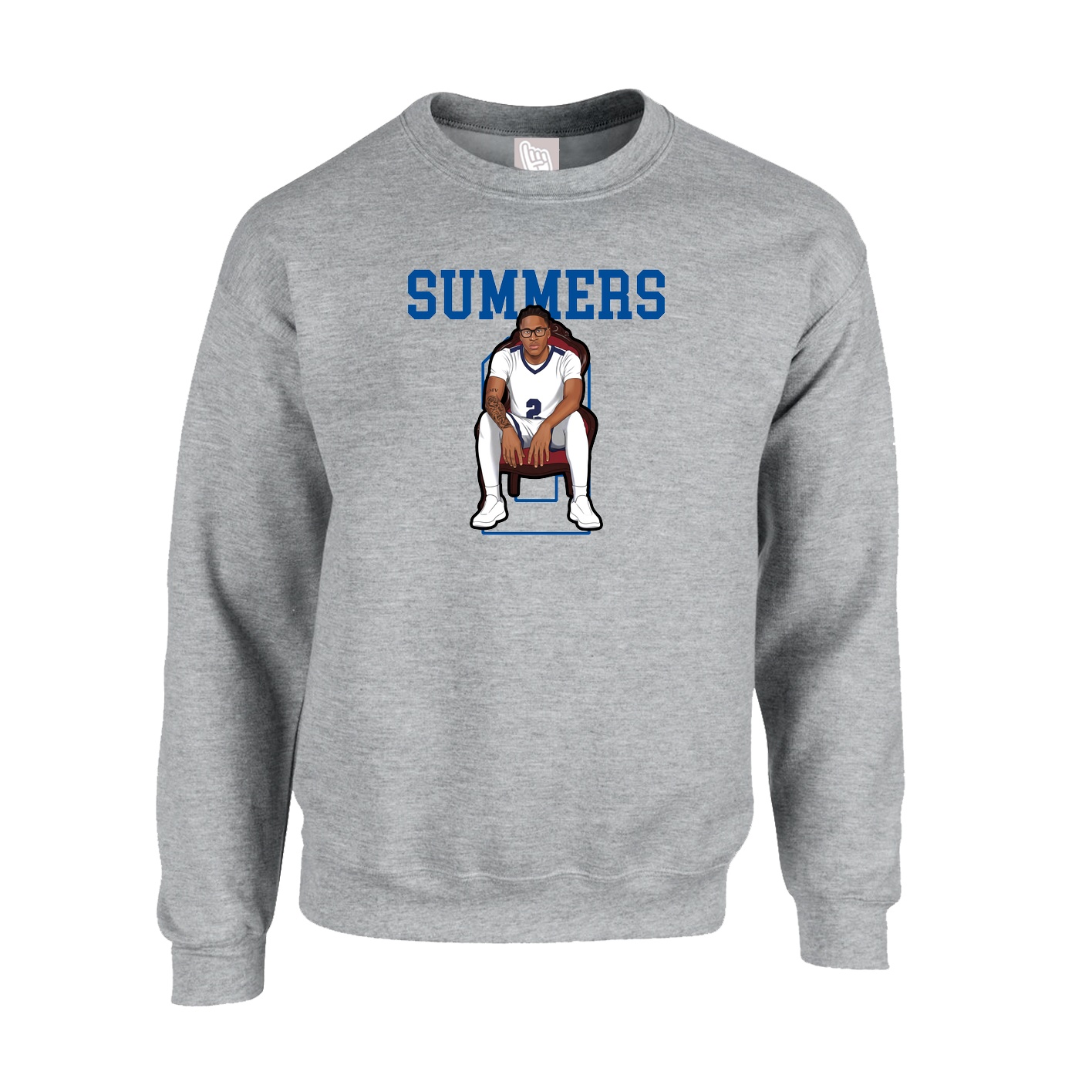 Fleece Crew — Shirsey in Grey