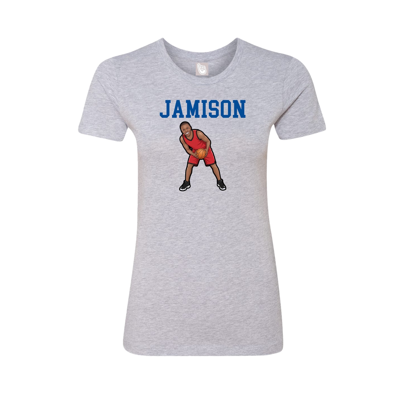 Fitted Women's Tee — Shirsey in Grey