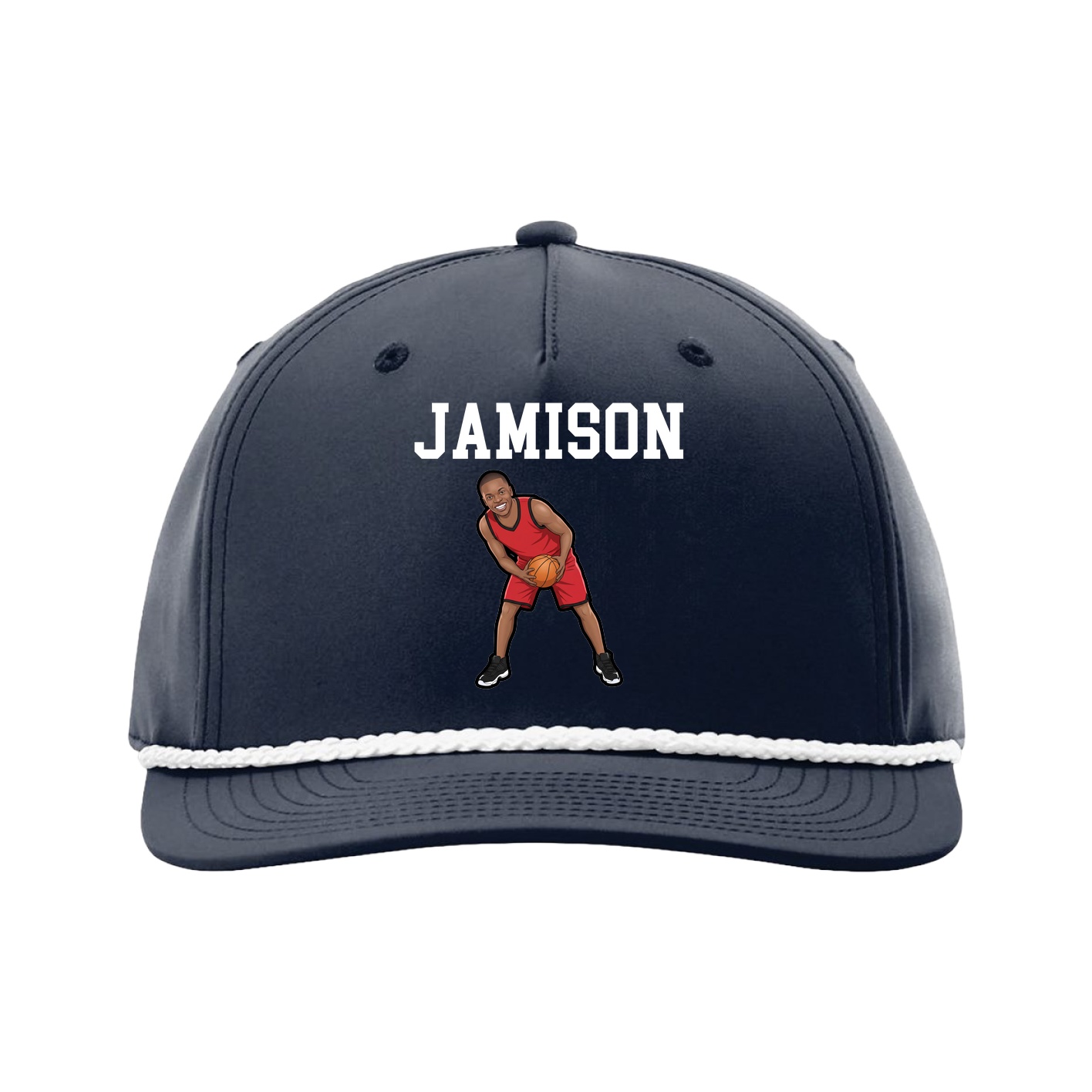 Five-Panel Classic Rope Cap — Shirsey in Navy