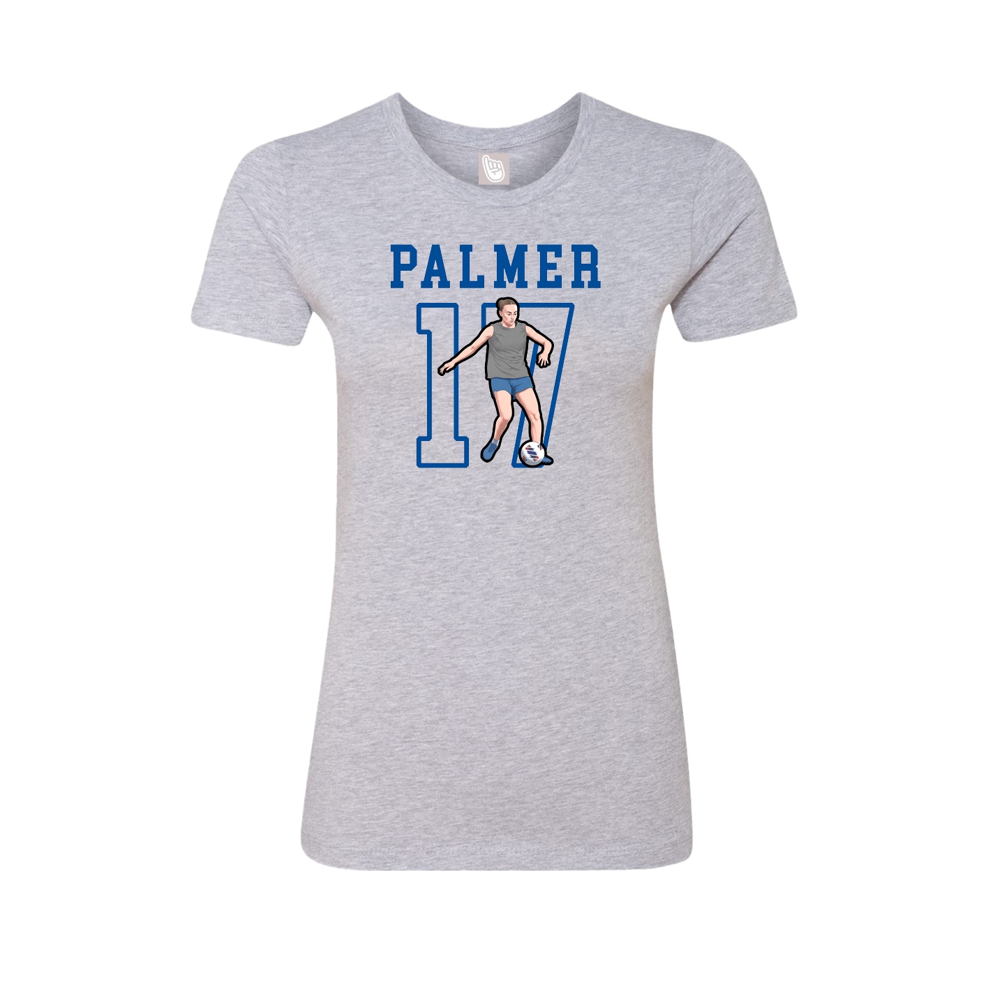 Fitted Women's Tee — Shirsey in Grey