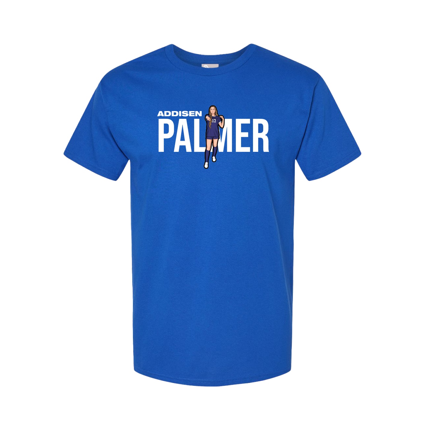 Youth Tee — Player Name in Royal