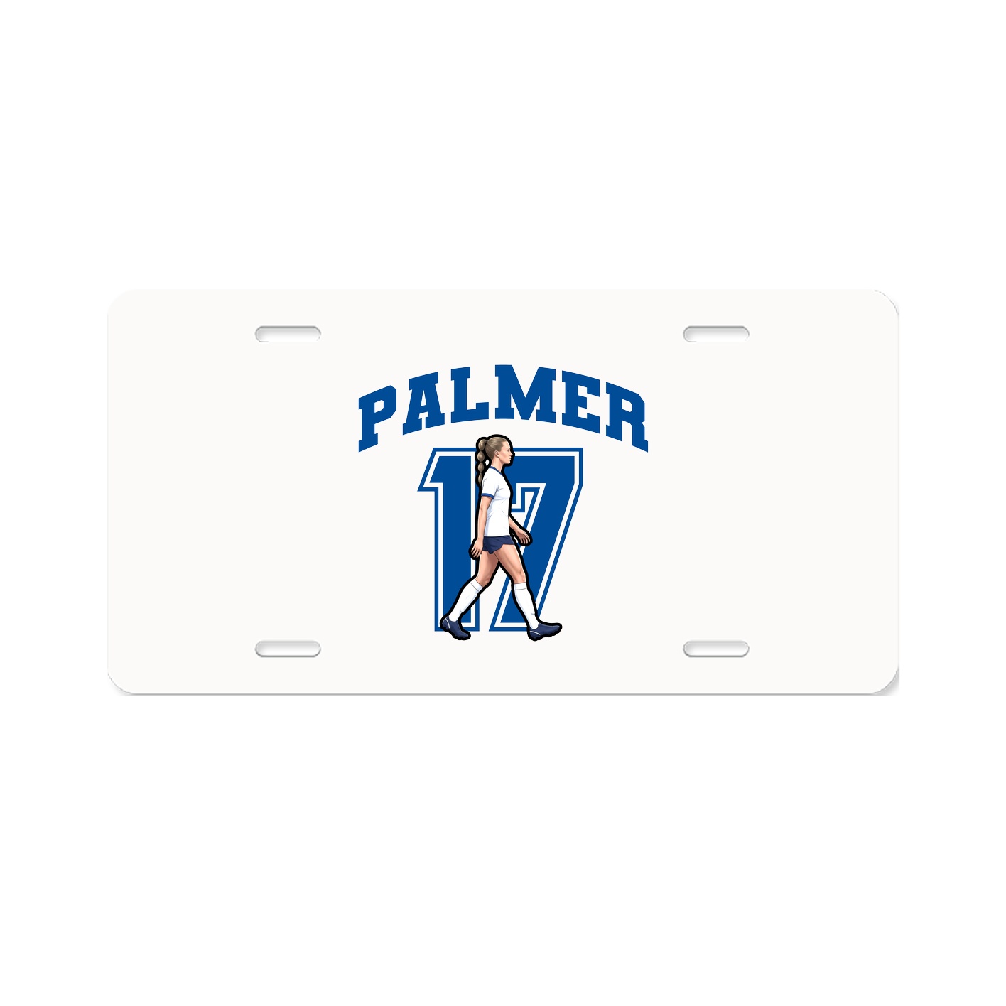License Plate — Number in Classic