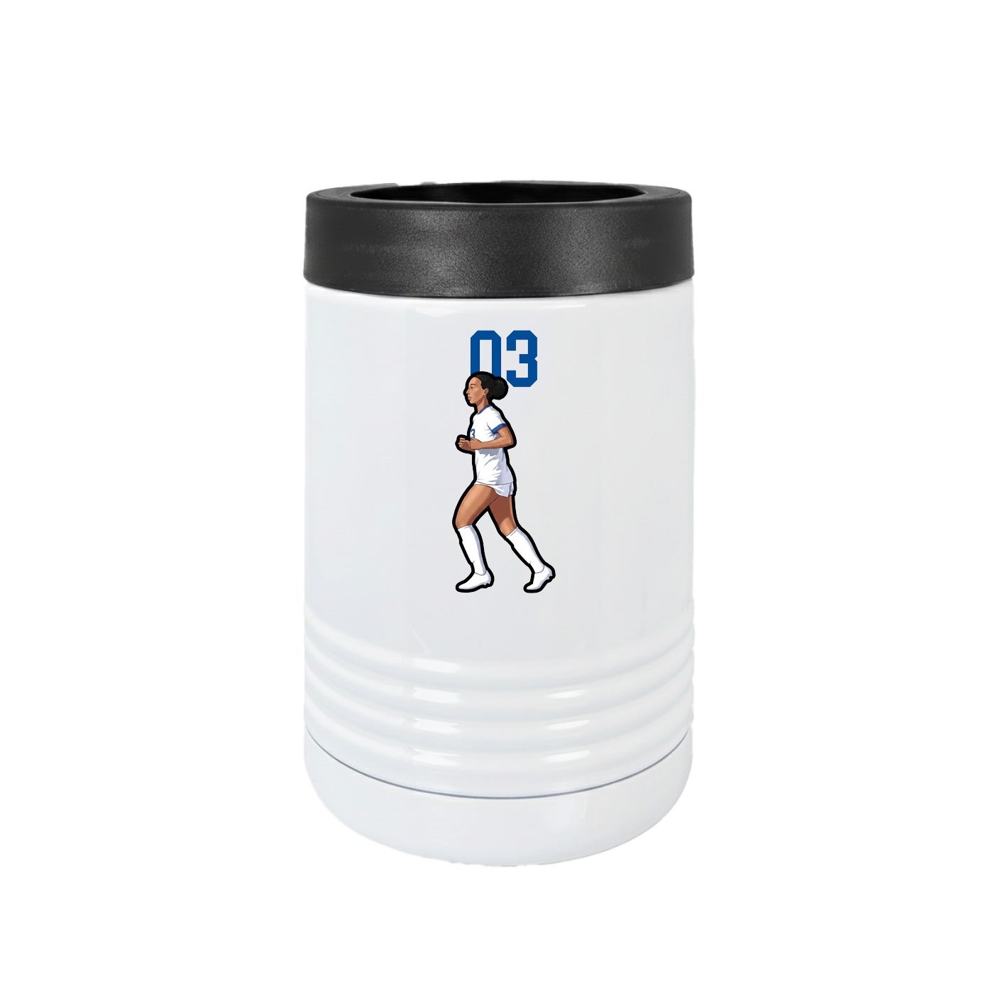 Beverage Holder — Number Top in White