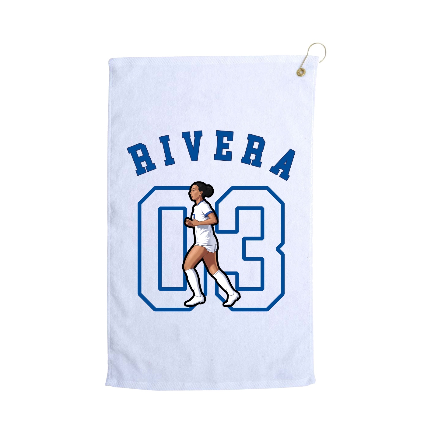 Golf Towel — Shirsey Arch in White