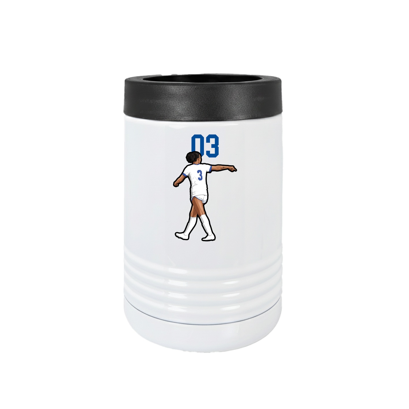Beverage Holder — Number Top in White