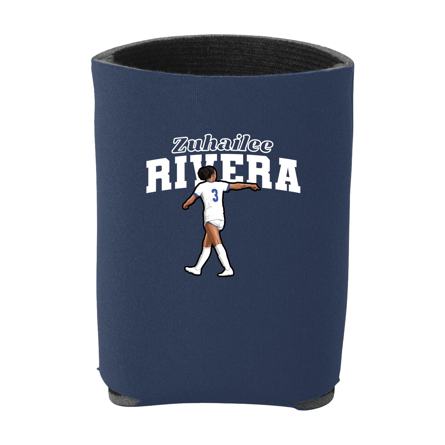 Can Holder — Name Arch in Navy