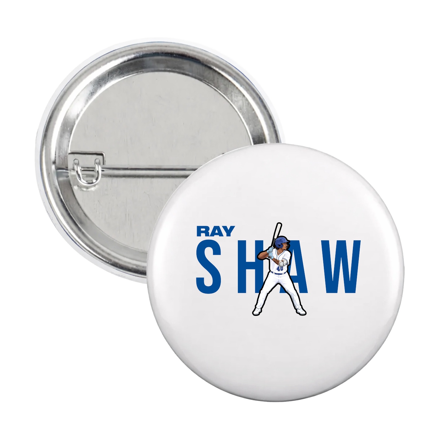 Game Day Button — Player Name in White