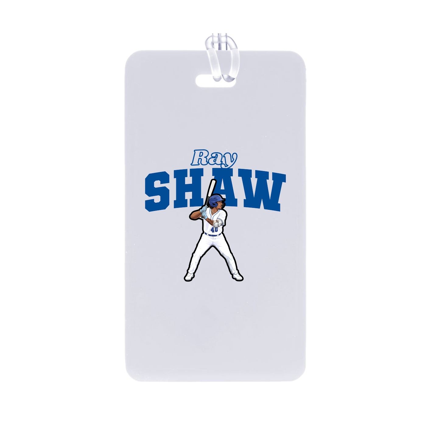 Bag Tag — Name Arch in Classic