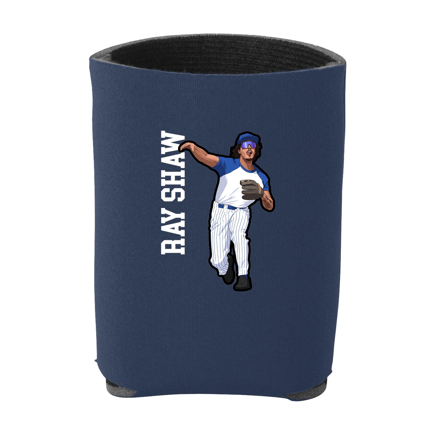 Can Holder — Name Vertical in Navy