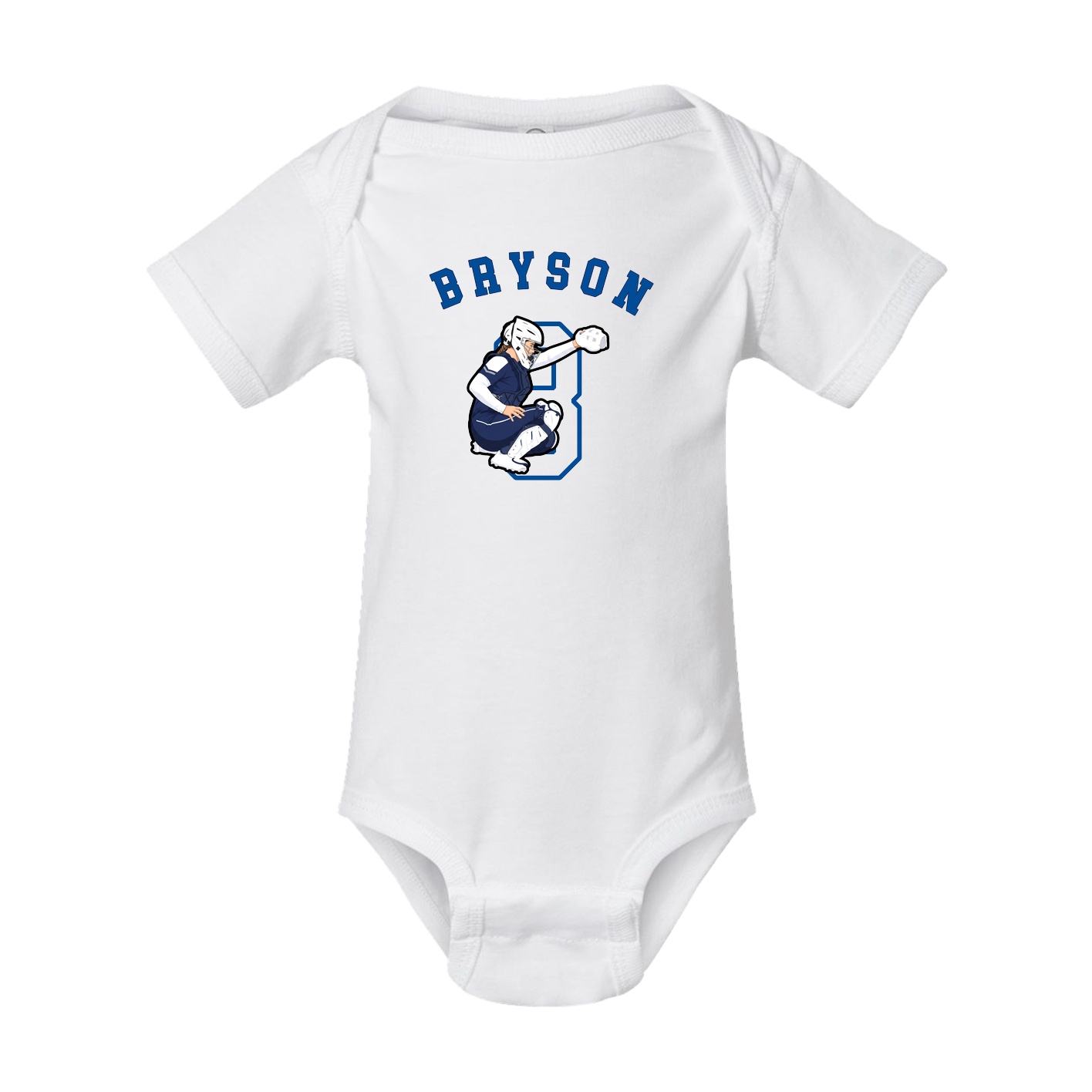 Baby Onesie — Shirsey Arch in White