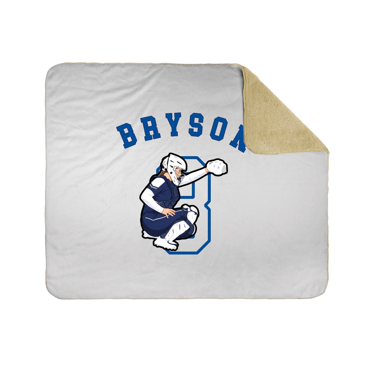 Throw Blanket — Shirsey Arch in White