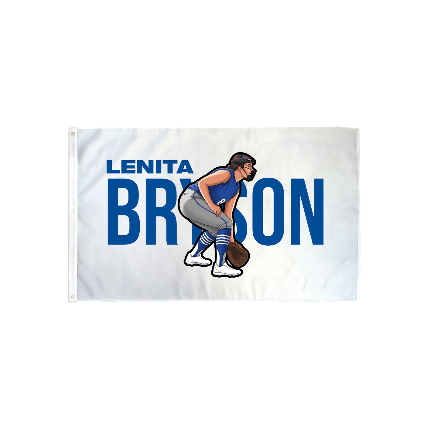 3x5 Flag — Player Name in Classic