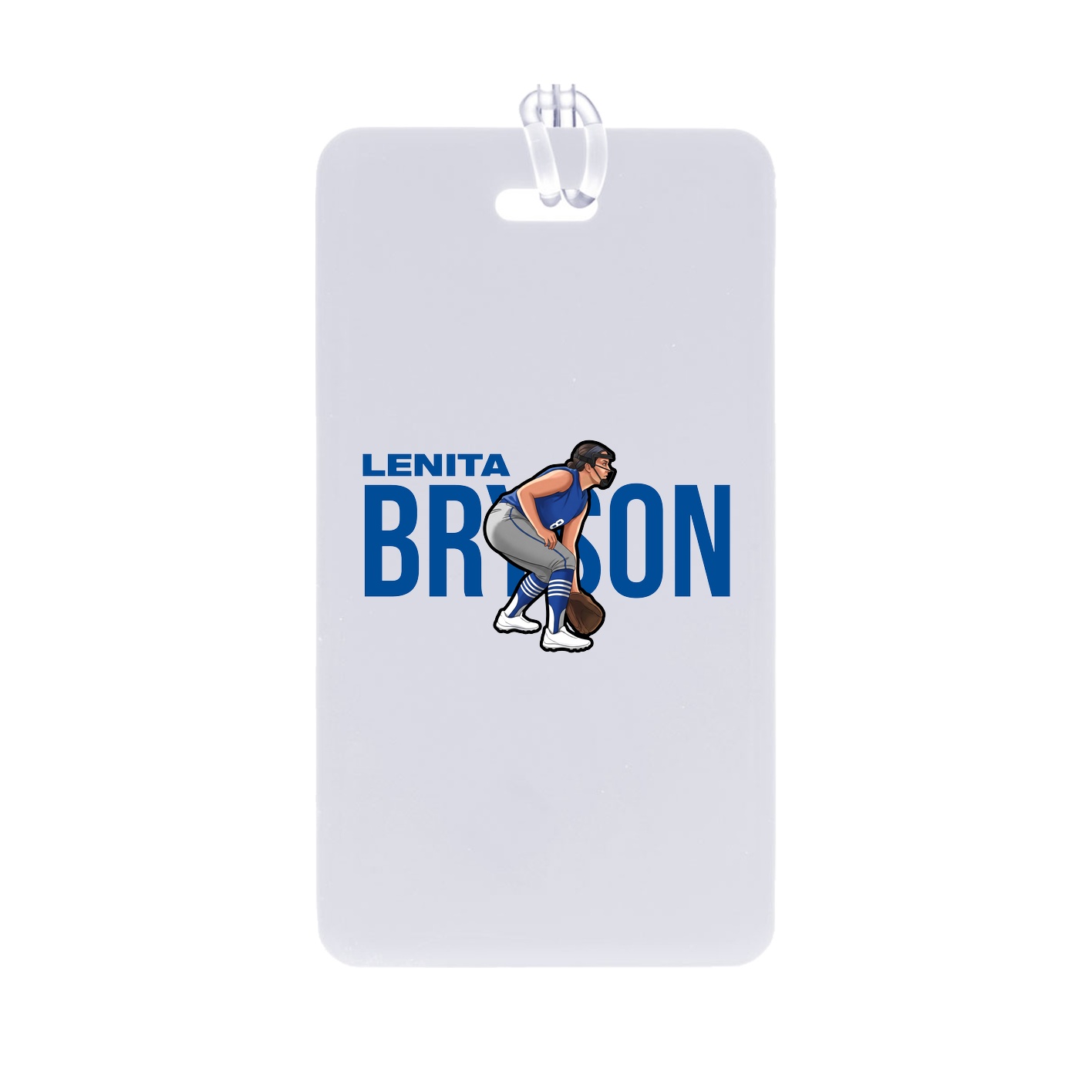 Bag Tag — Player Name in Classic
