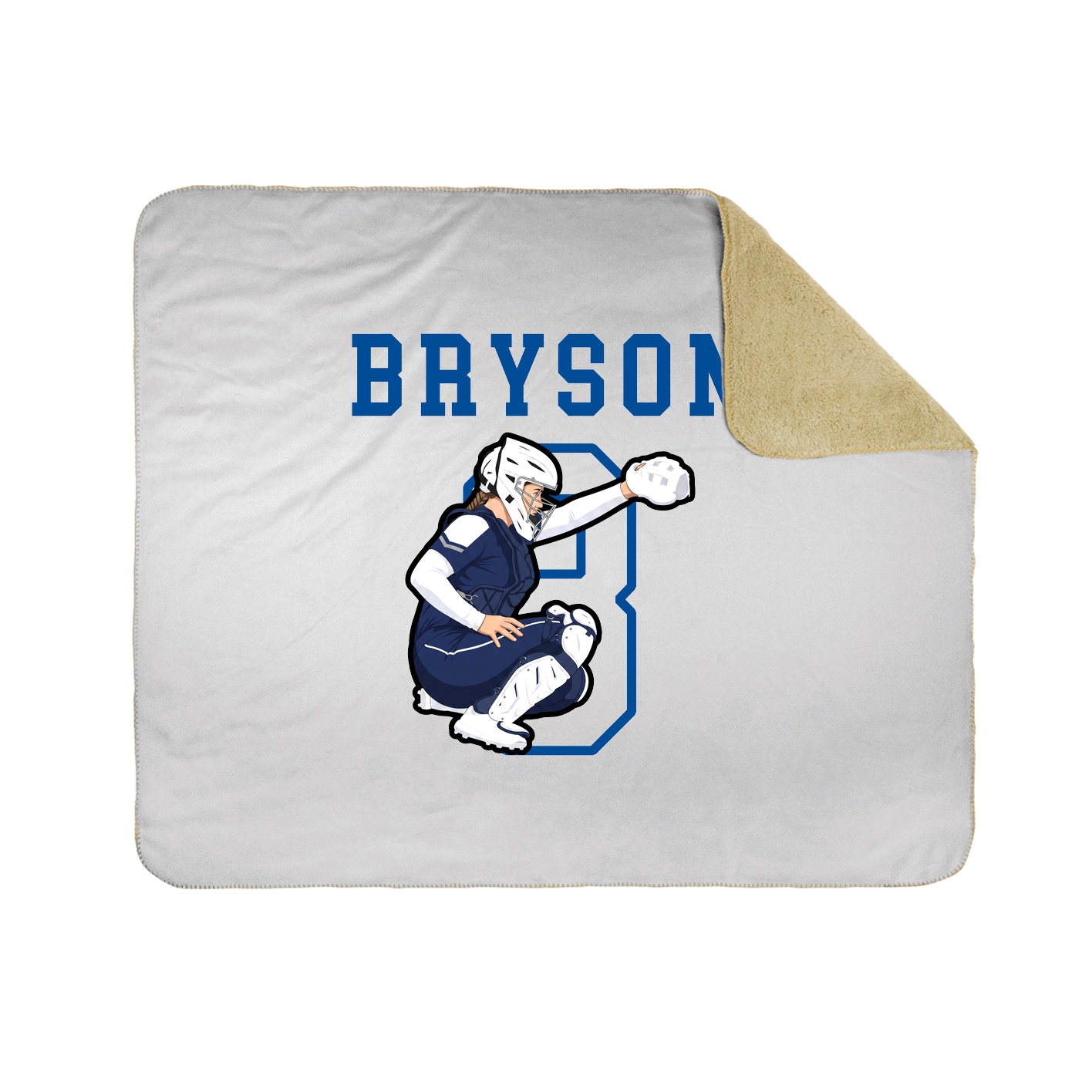 Throw Blanket — Shirsey in White