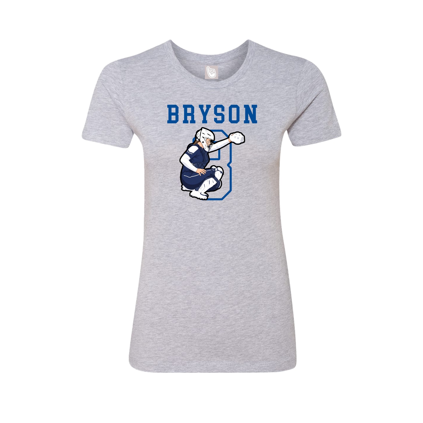 Fitted Women's Tee — Shirsey in Grey
