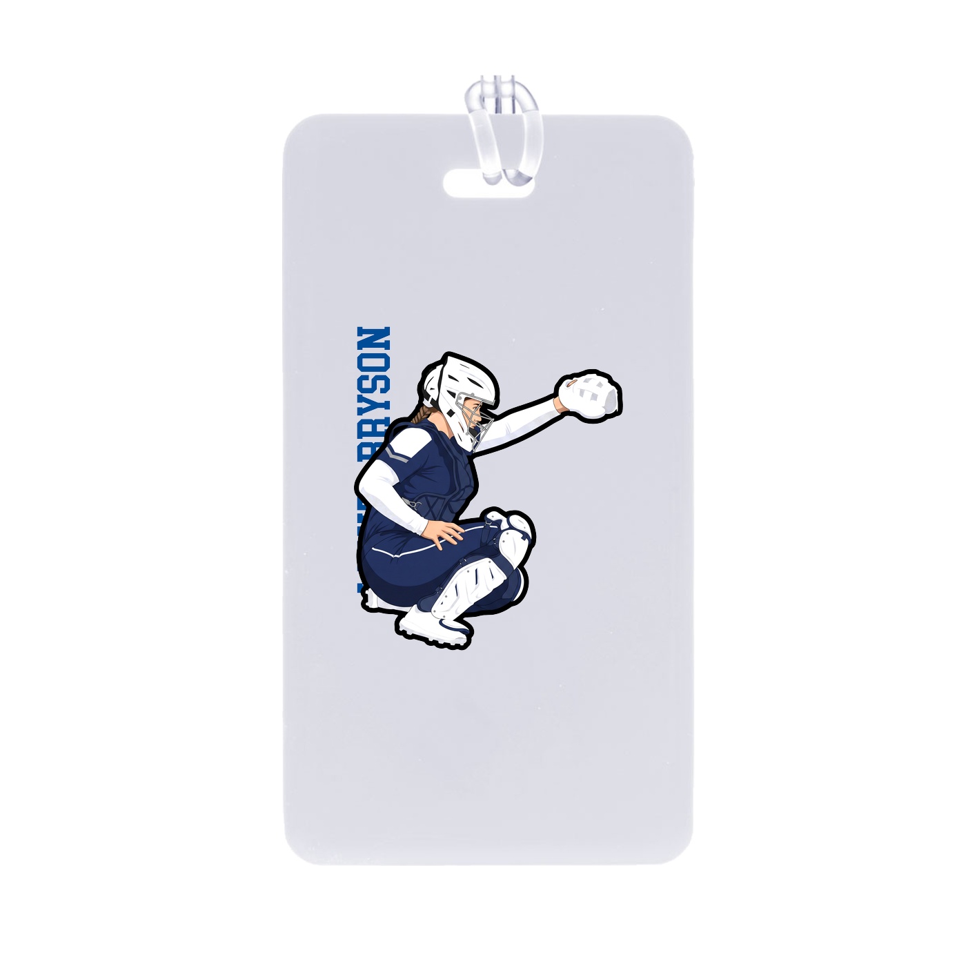 Bag Tag — Name Vertical in Classic