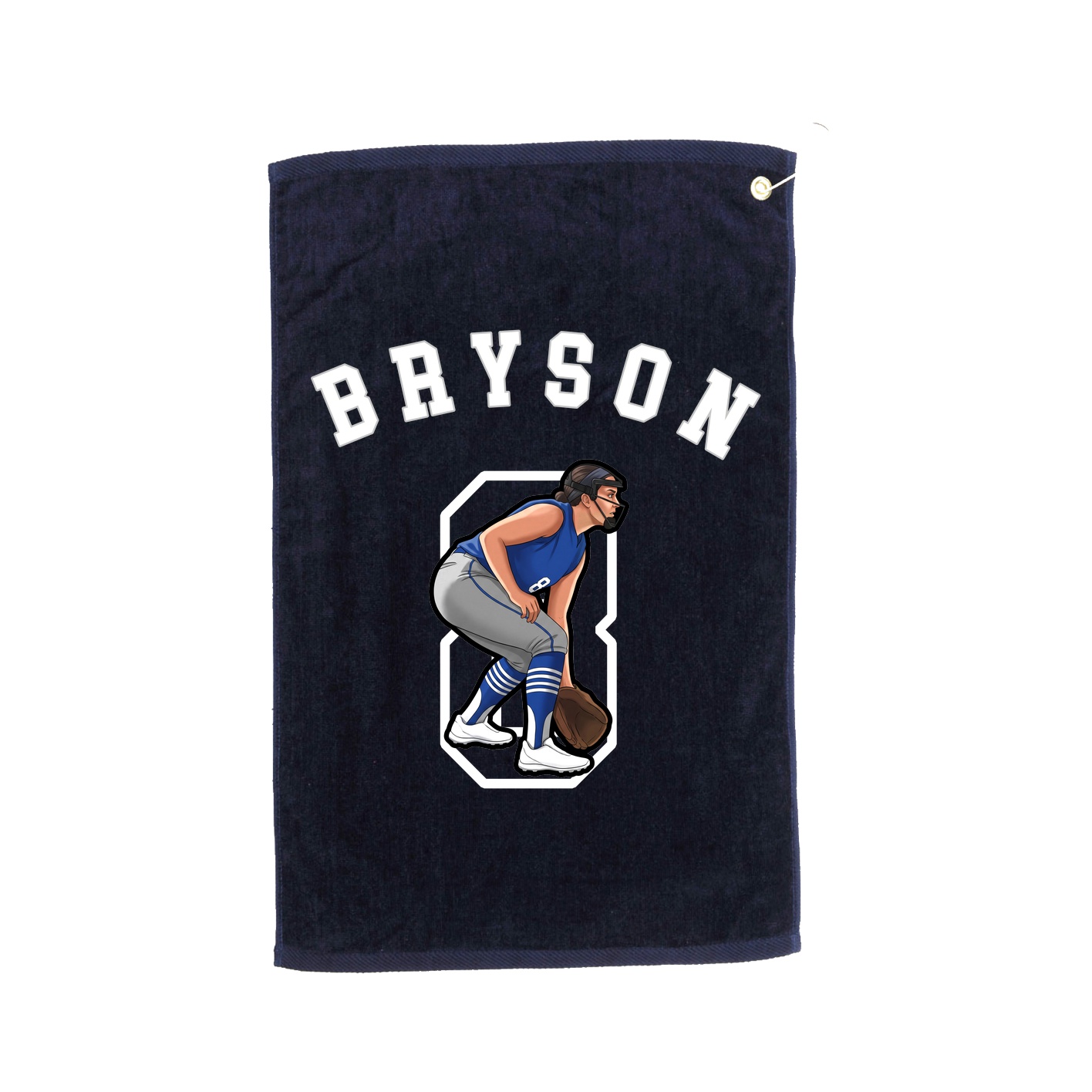 Golf Towel — Shirsey Arch in Navy