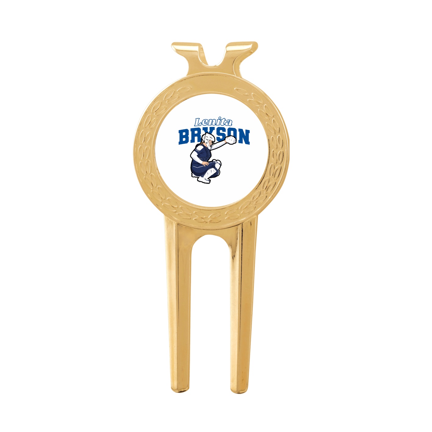 Divot Tool with Ball Marker — Name Arch in Classic