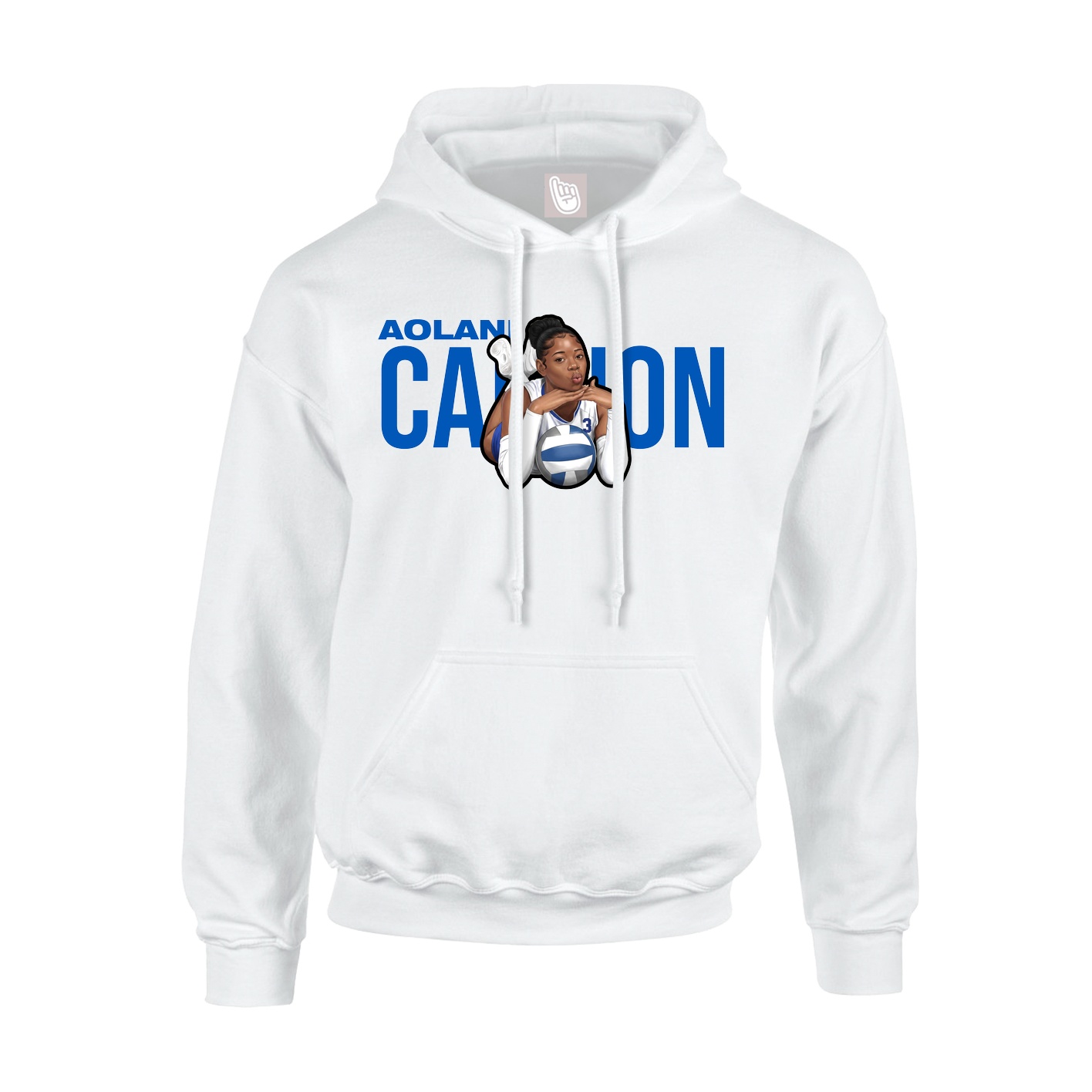 Hoodie — Player Name in White