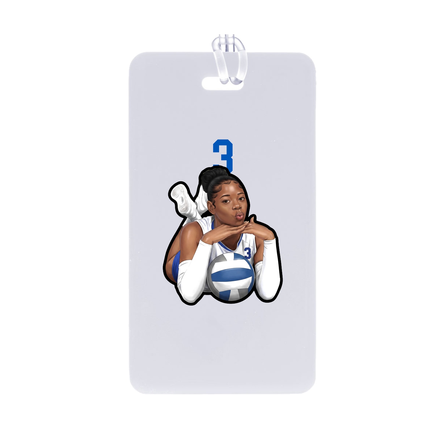Bag Tag — Number Top in Classic