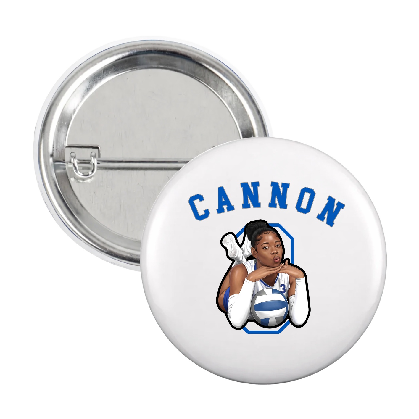 Game Day Button — Shirsey Arch in White