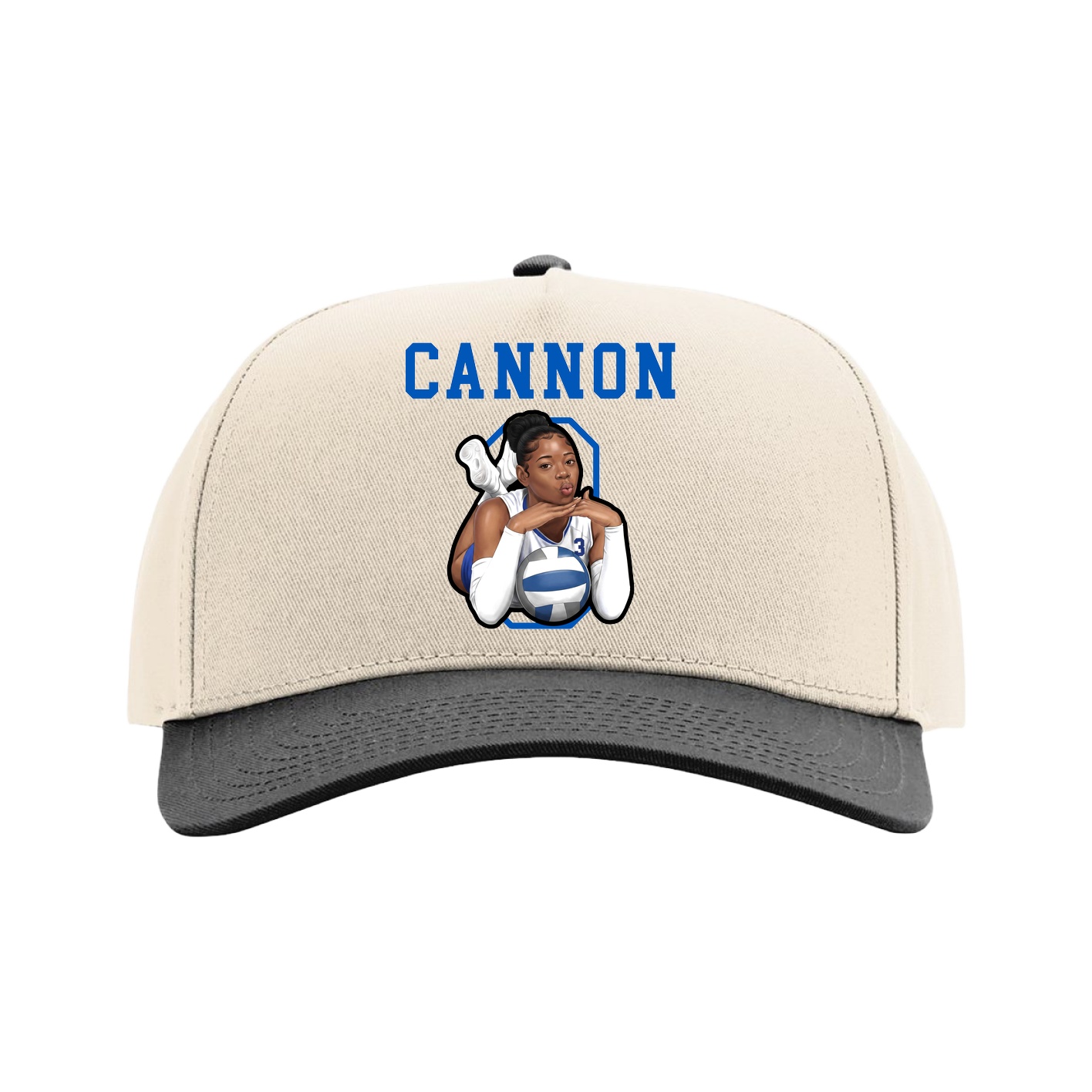 Full Fabric Five-Panel Champ Cap