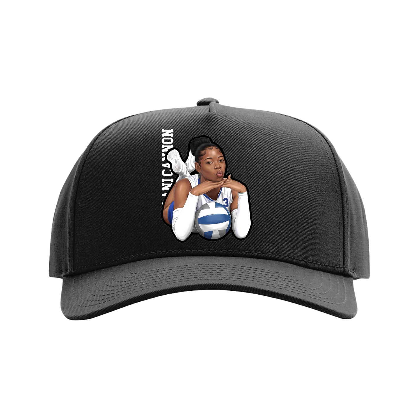 Full Fabric Five-Panel Champ Cap