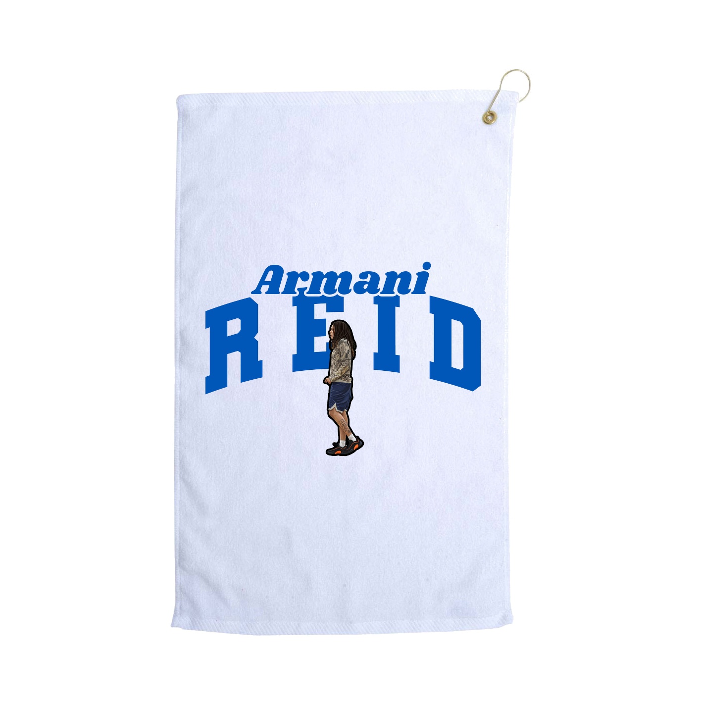 Golf Towel — Signature Arch in White