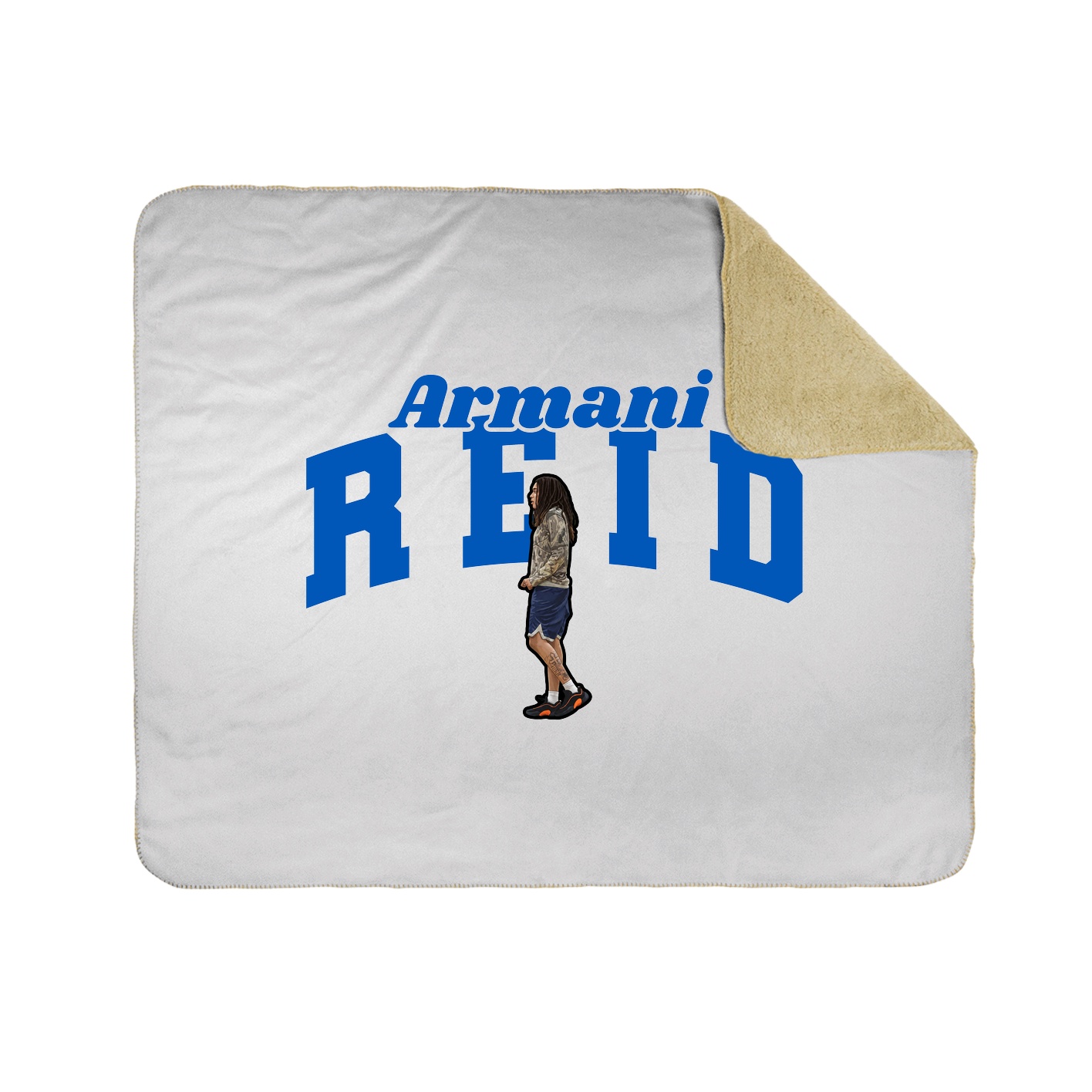 Throw Blanket — Signature Arch in White