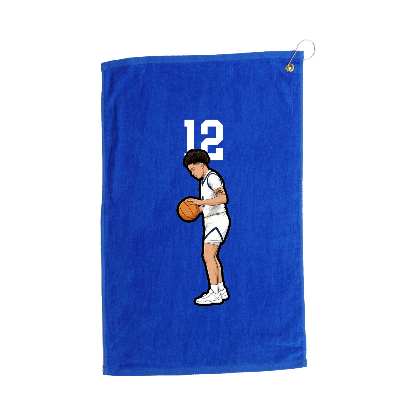 Golf Towel — Number Top in Royal