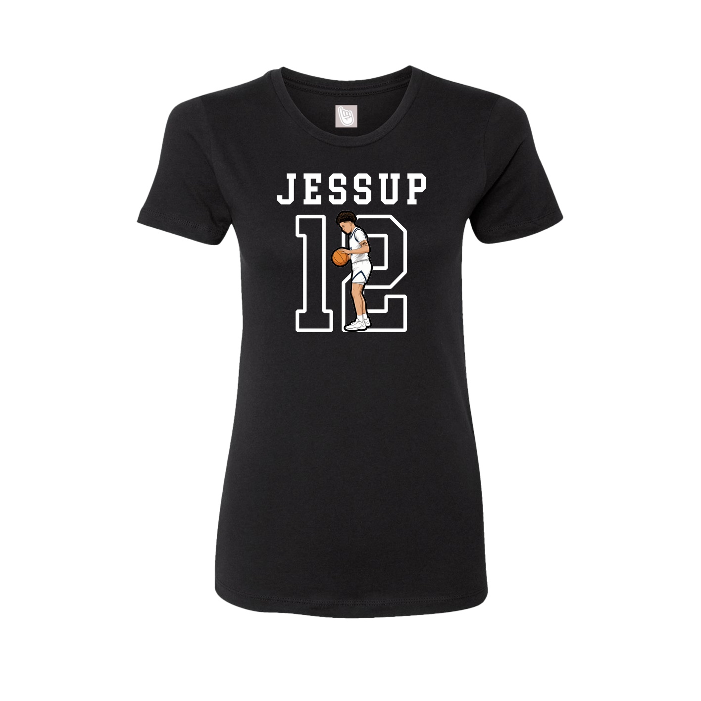 Fitted Women's Tee — Shirsey in Black