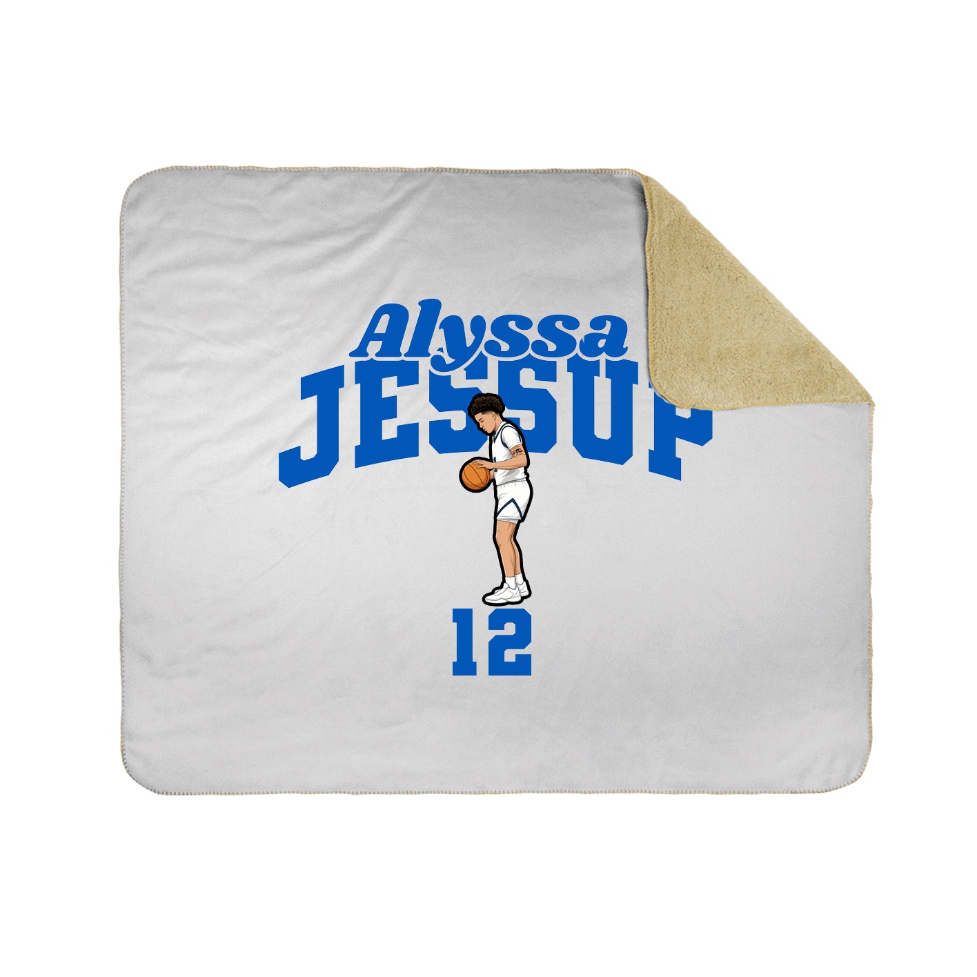 Throw Blanket — Signature Arch in White