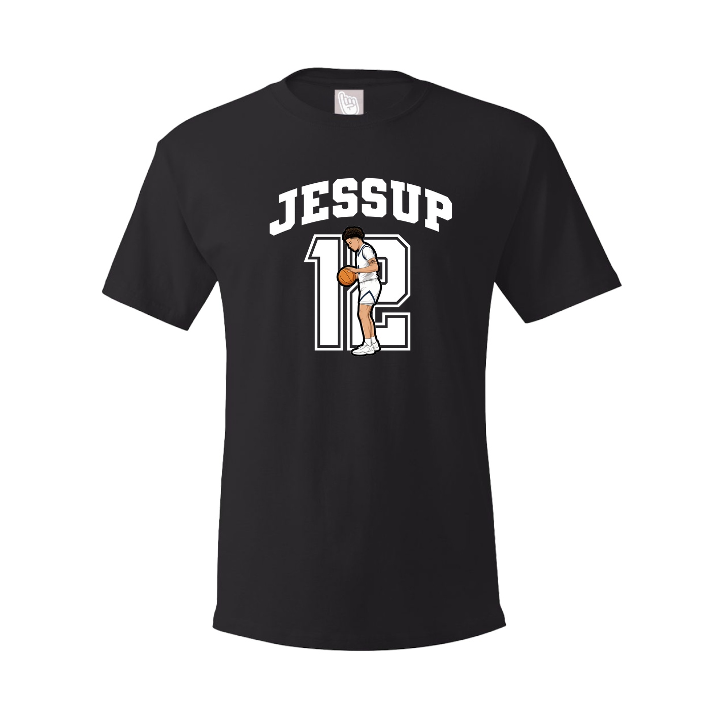 Youth Tee — Number in Black