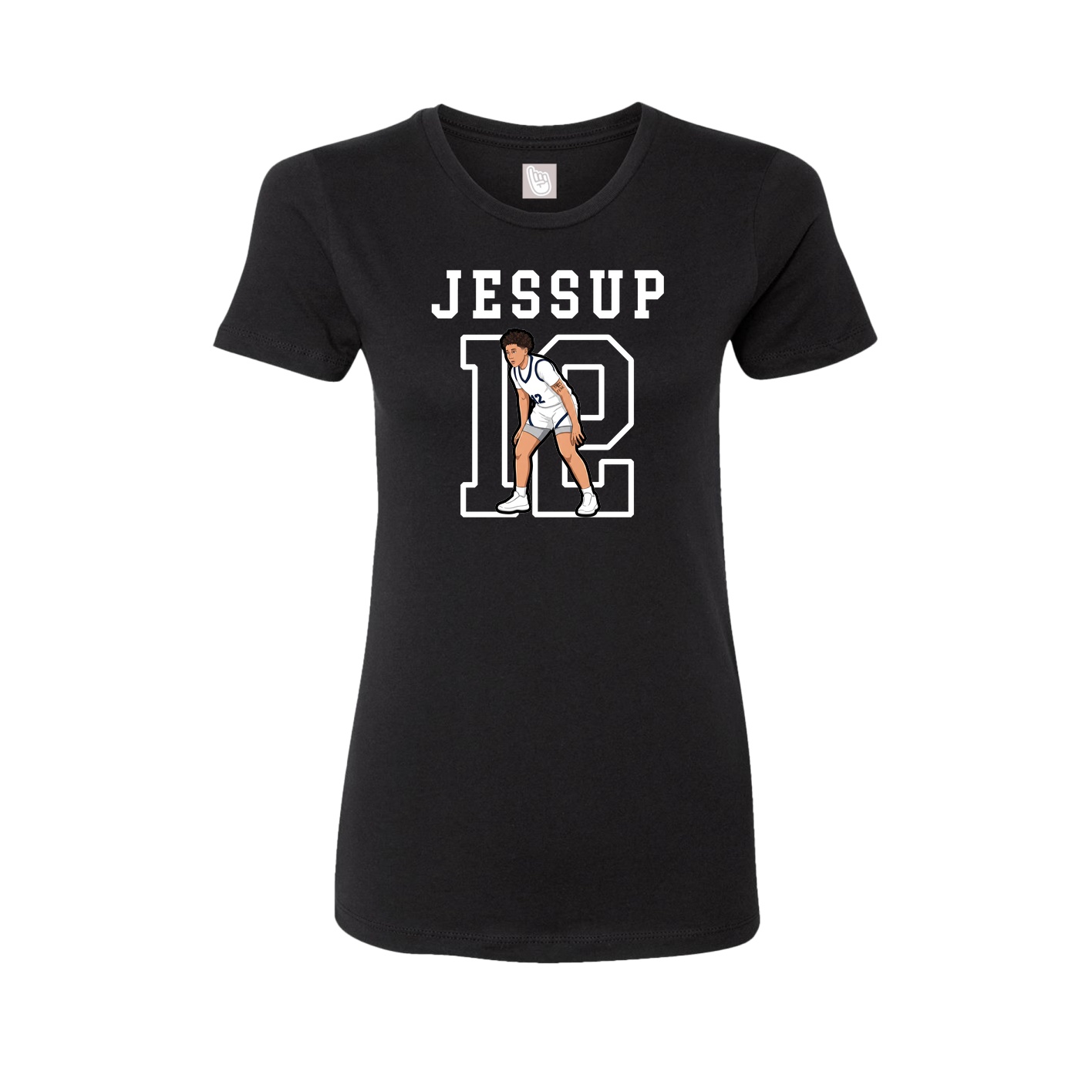 Fitted Women's Tee — Shirsey in Black