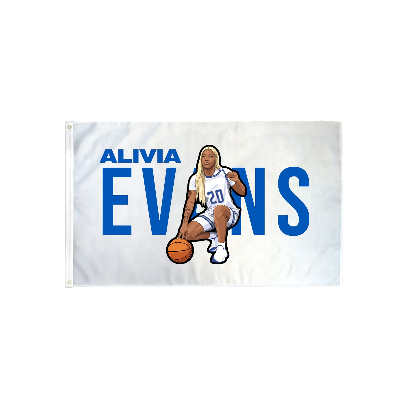 3x5 Flag — Player Name in Classic