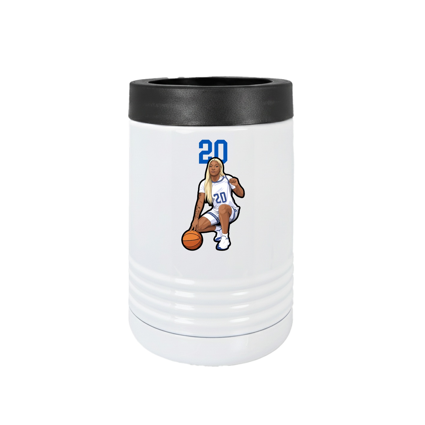 Beverage Holder — Number Top in White