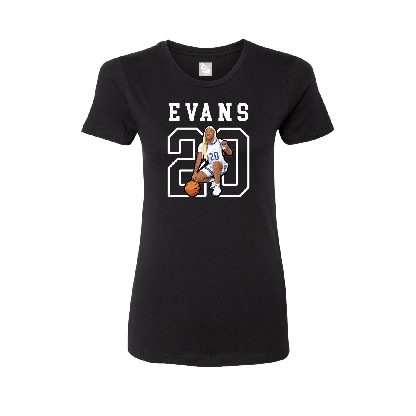 Fitted Women's Tee — Shirsey in Black