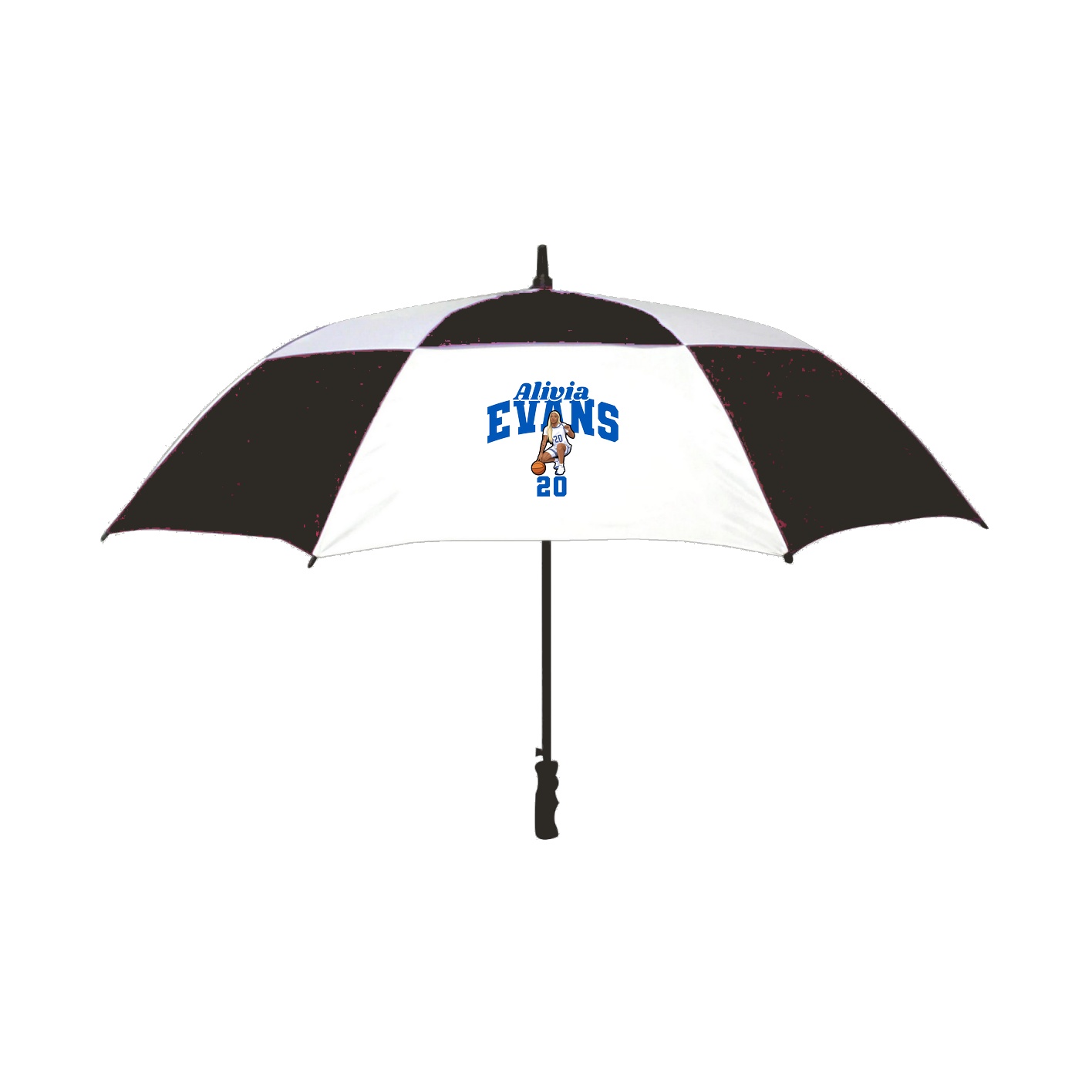 Golf Umbrella — Signature Arch in Black