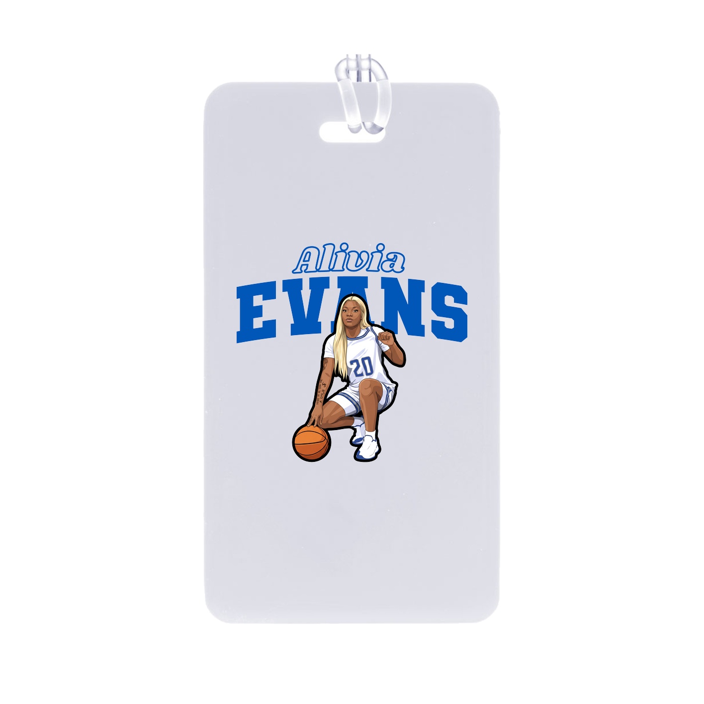 Bag Tag — Name Arch in Classic