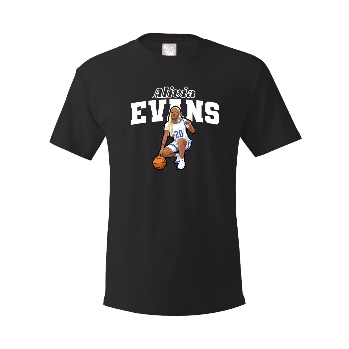 Youth Tee — Name Arch in Black