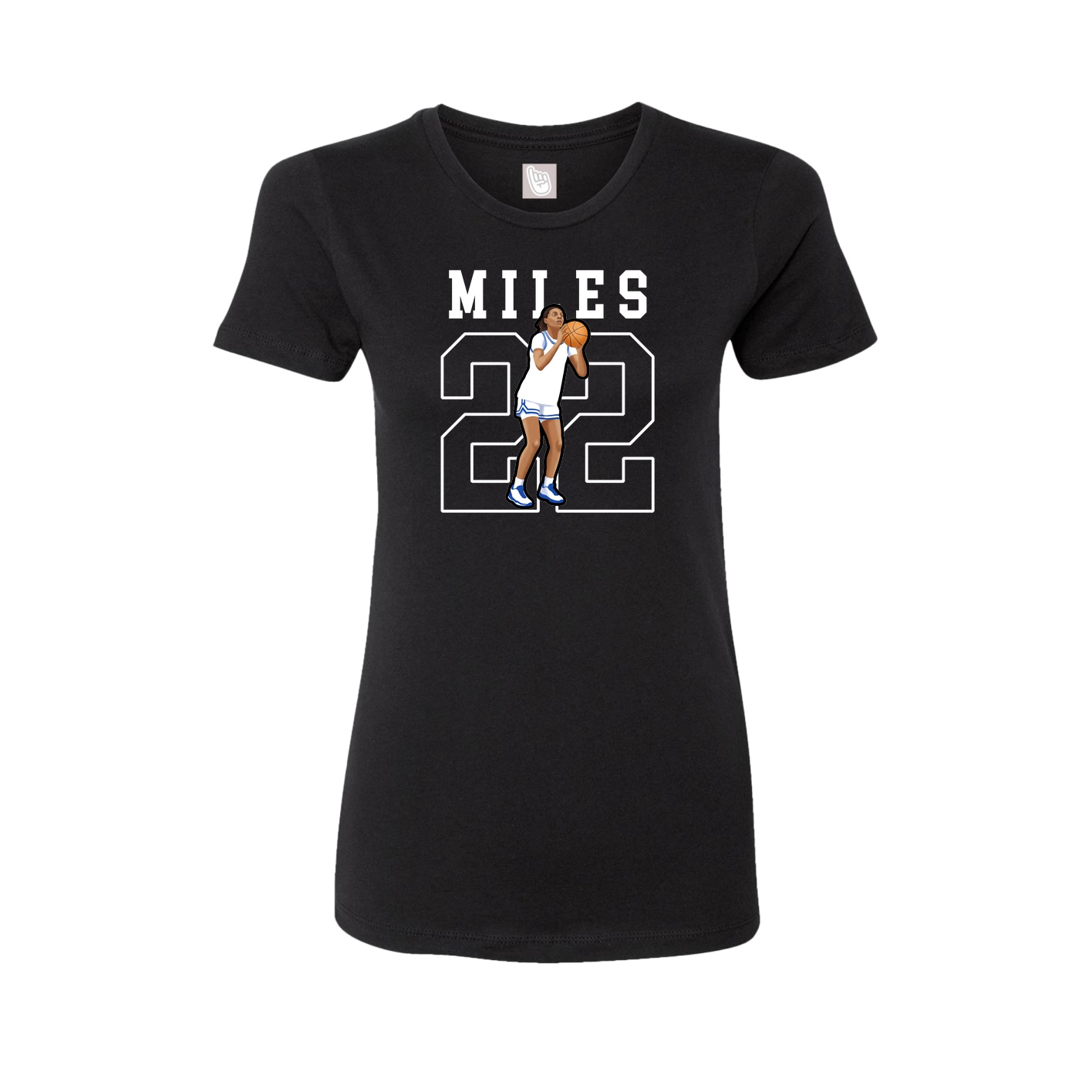 Fitted Women's Tee — Shirsey in Black