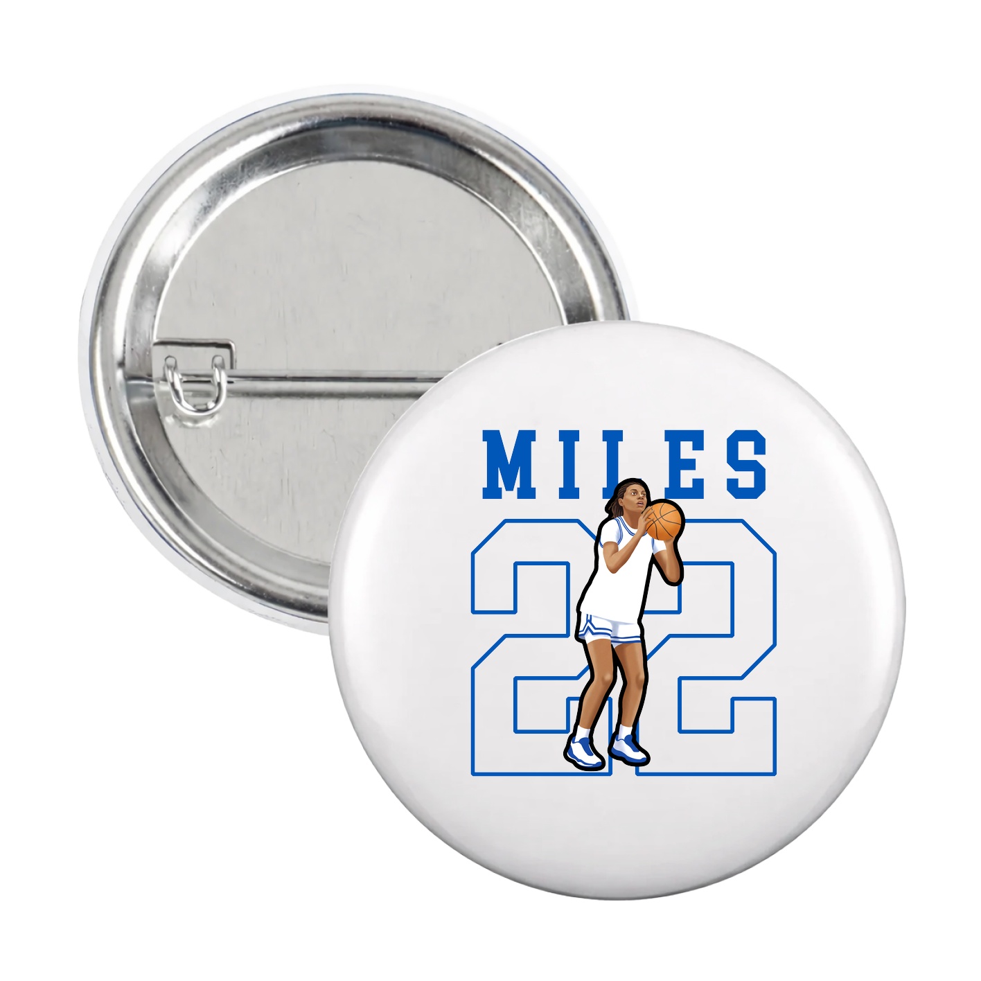 Game Day Button — Shirsey in White