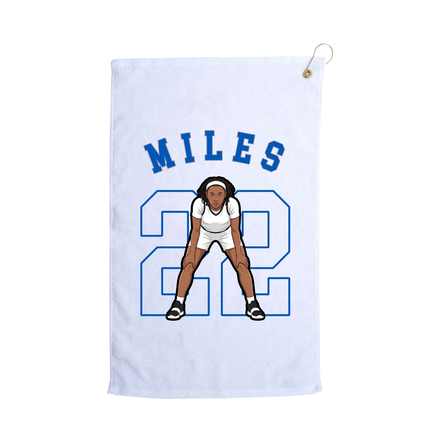 Golf Towel — Shirsey Arch in White