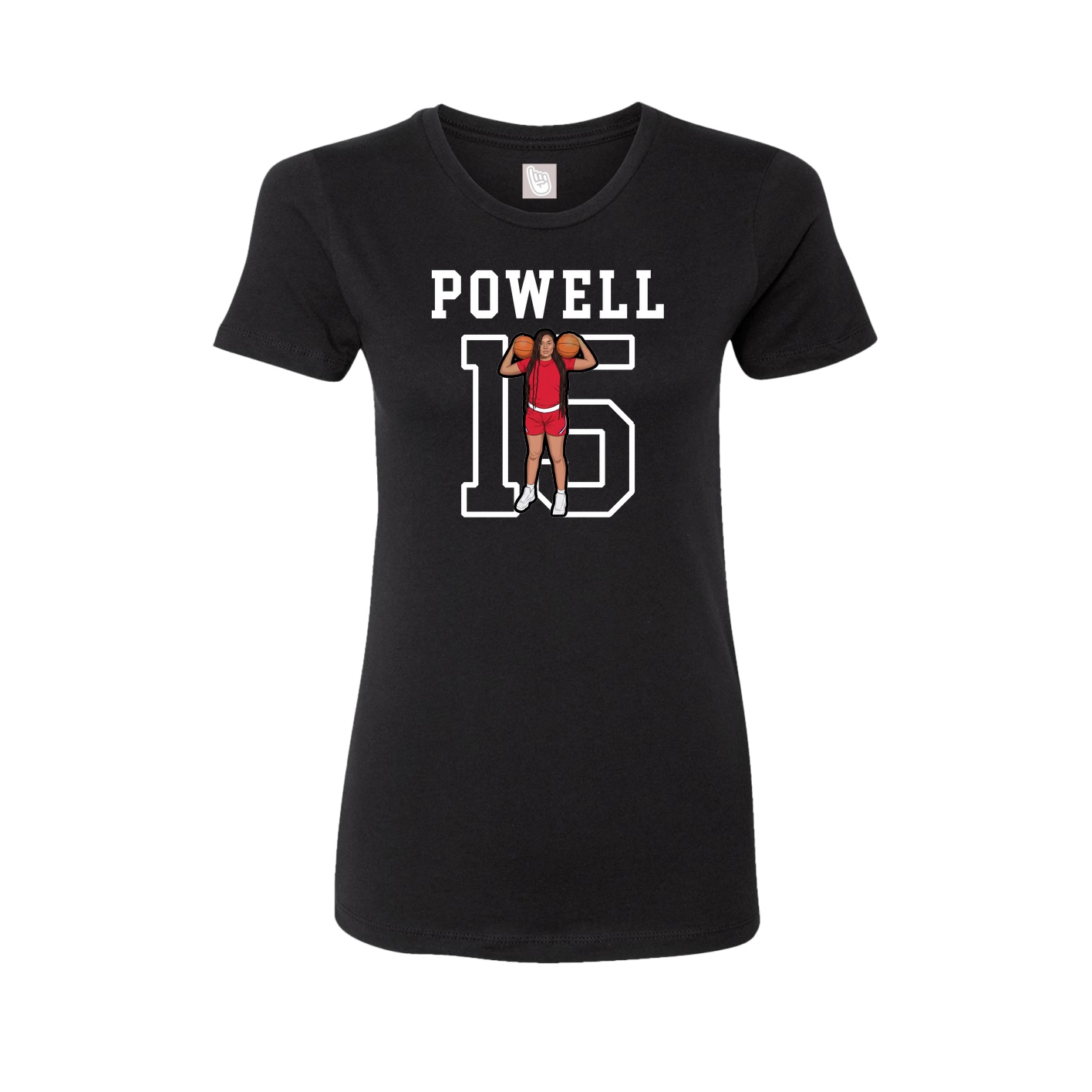 Fitted Women's Tee — Shirsey in Black