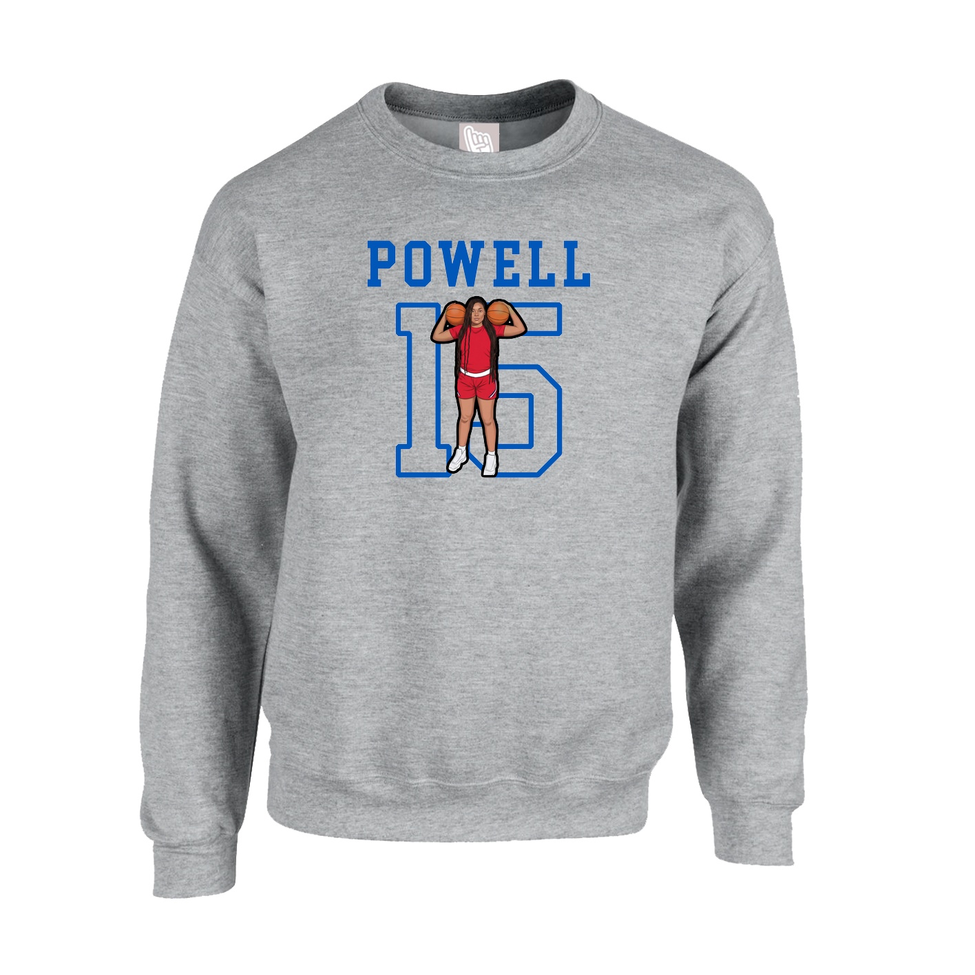 Fleece Crew — Shirsey in Grey