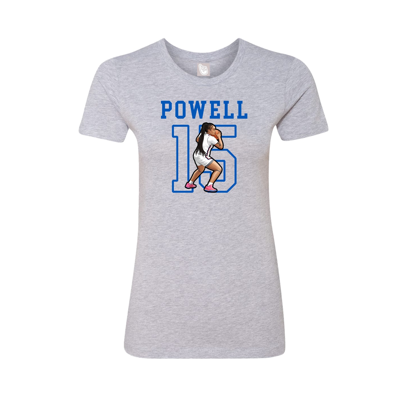 Fitted Women's Tee — Shirsey in Grey
