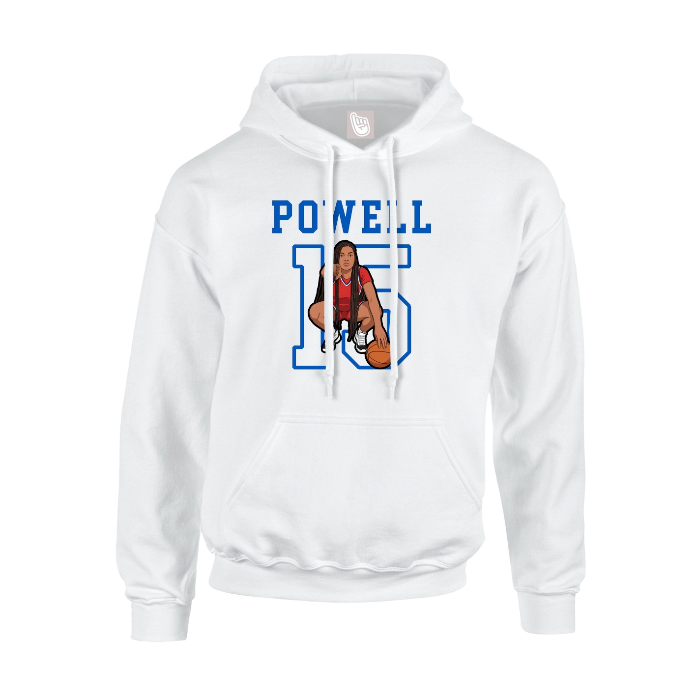 Hoodie — Shirsey in White