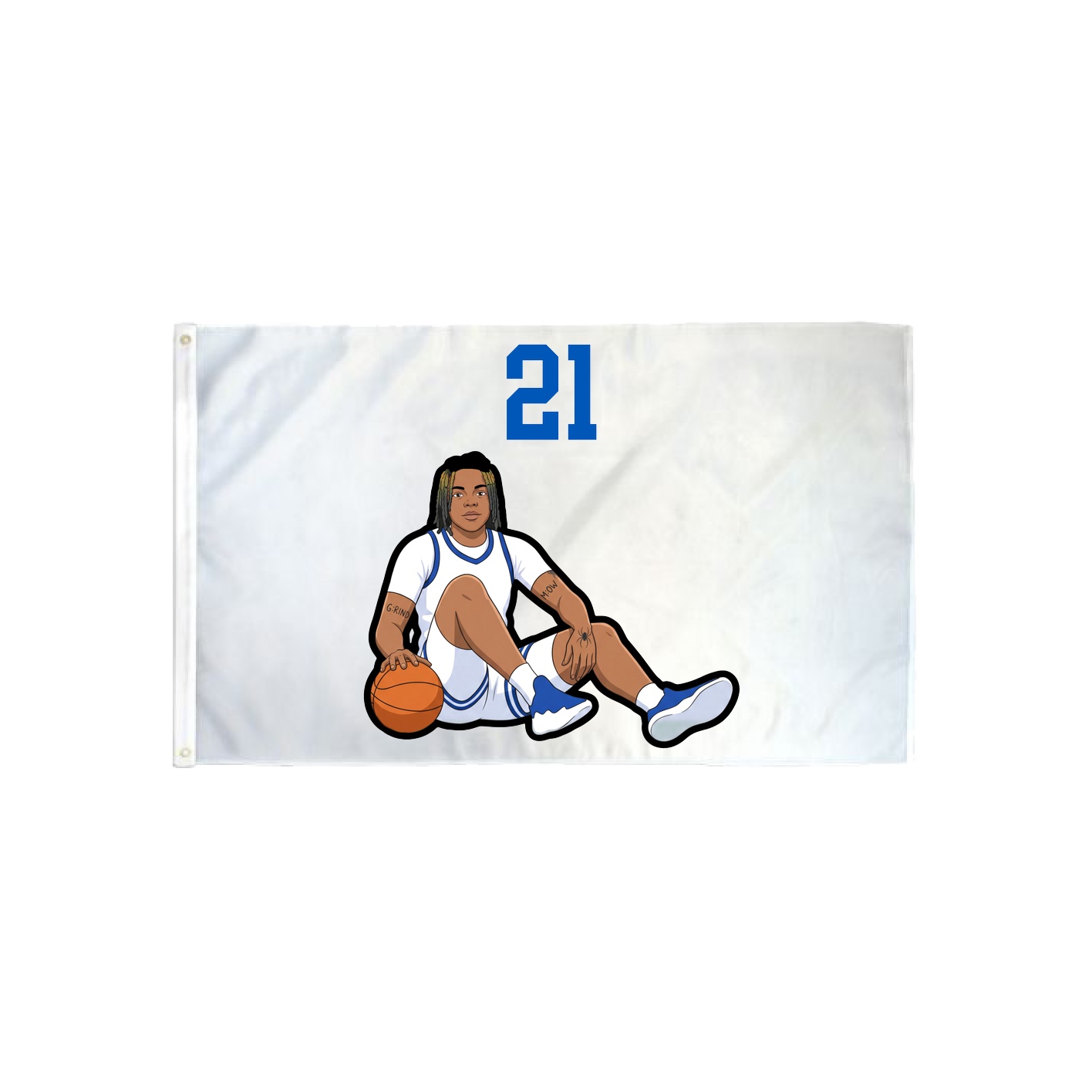 3x5 Flag — Number Top in Classic