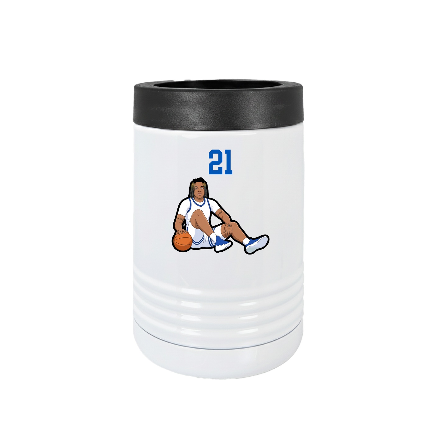 Beverage Holder — Number Top in White